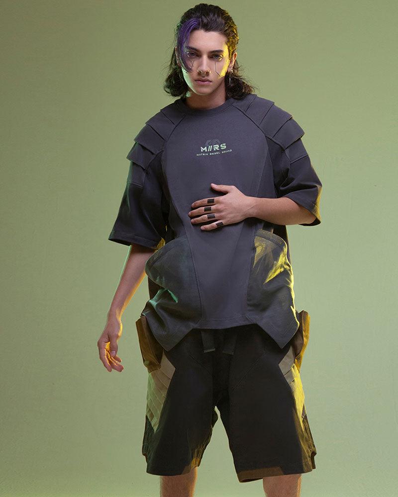 Futuristic Mech Graphic T-Shirt