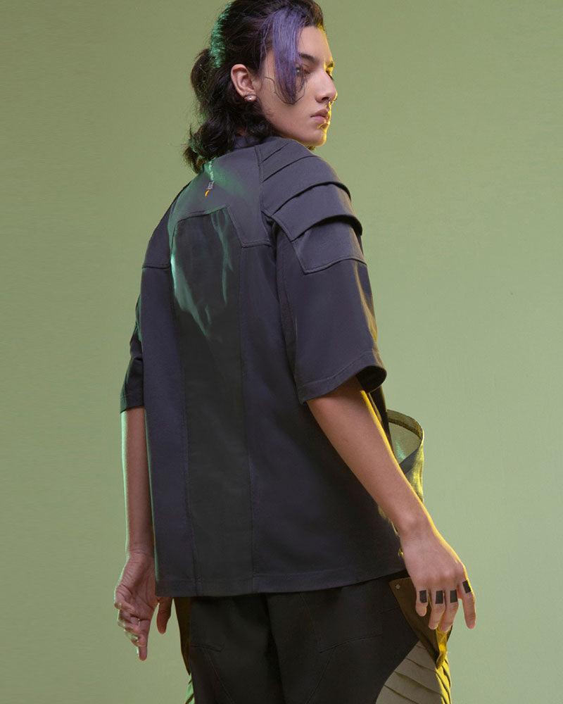 Futuristic Mech Graphic T-Shirt