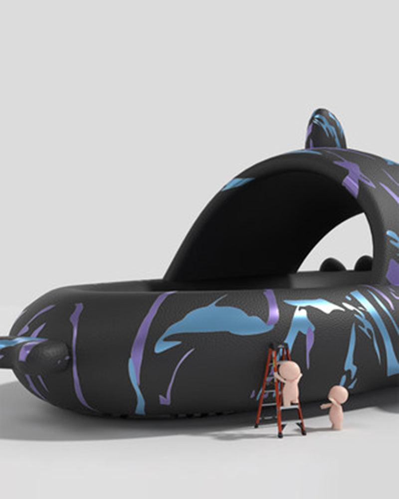 Shark-Inspired Futuristic Footwear