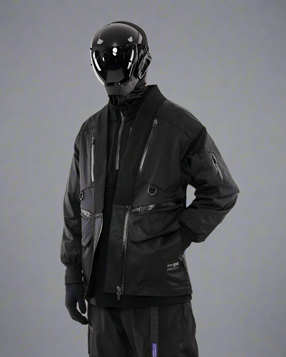High-Tech Cyberpunk Utility Coat