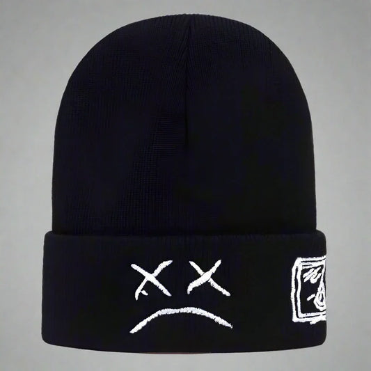 Dynamic Neon Beanie Delight - warm winter beanie - Trendy Warm Beanie for Winter Comfort