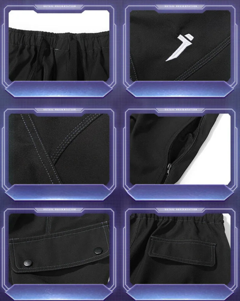 Edgy Utility Cargo Pants - techwear cargo pants - Trendy Utility Cargo Pants for Everyday Comfort