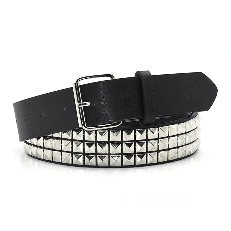 Edgy Vintage Style Belt - leather denim belt - Edgy Vintage Style Belt for Every Occasion