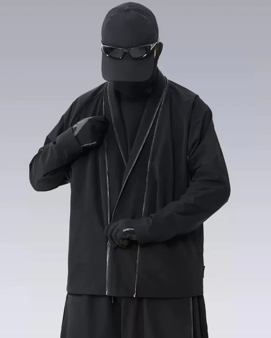 Elegant Japanese Kimono Wrap - kimono - Stylish Water-Repellent Japanese Kimono Wrap