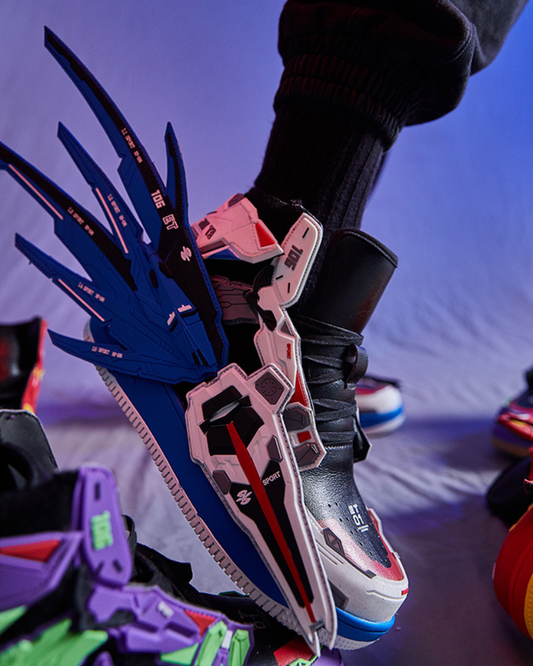 Elevated Winged Sneakers - stylish sneakers - Versatile Elevated Winged Sneakers in Bold Colors