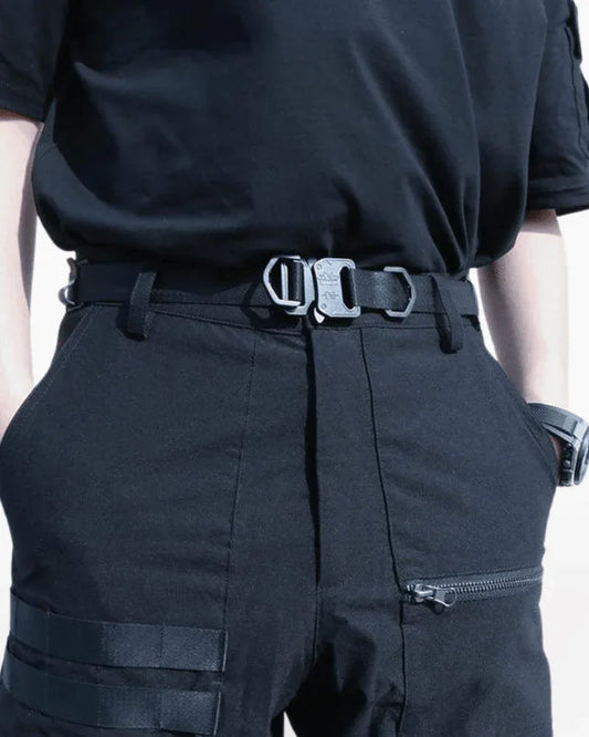 Elite Tactical Techwear Belt - tactical belt - Comfortable Tactical Techwear Belt for All Uses