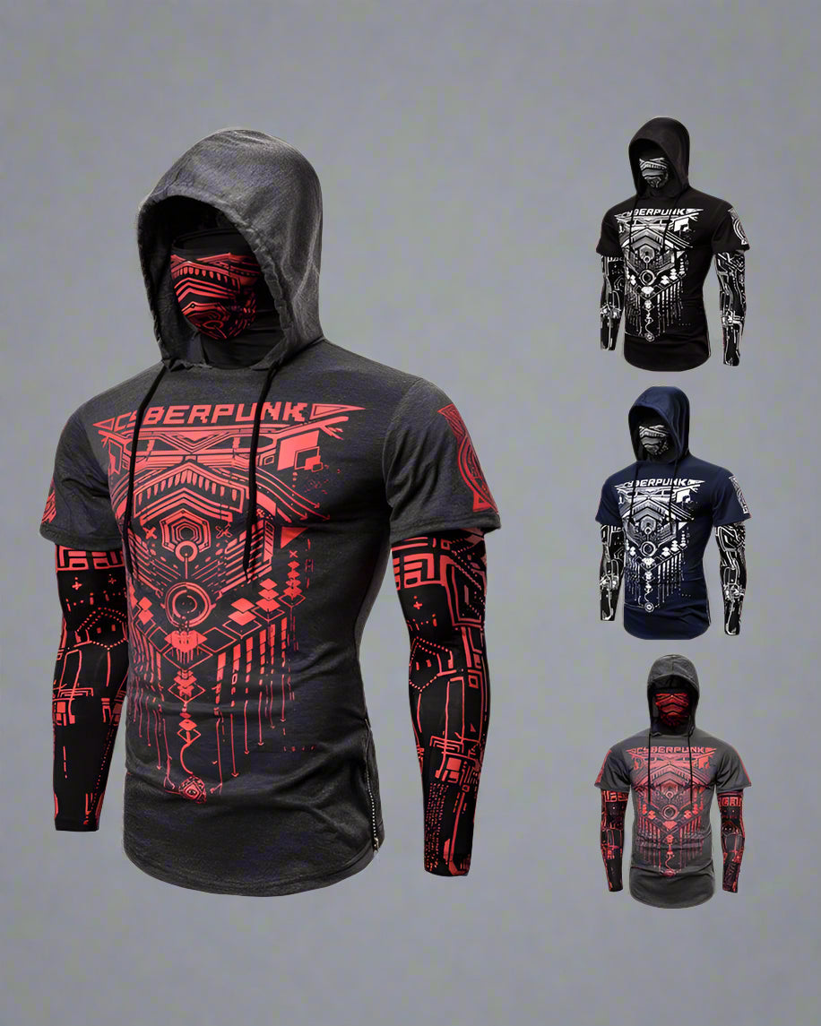 Stealthy Ninja Mask Hoodie
