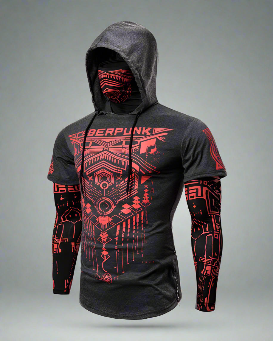 Stealthy Ninja Mask Hoodie
