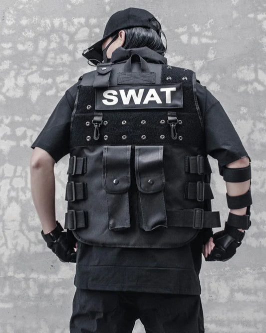 Explorer's Essential Multi-Pocket Vest - tactical vest - Multi-Pocket Tactical Outdoor Vest for Adventures