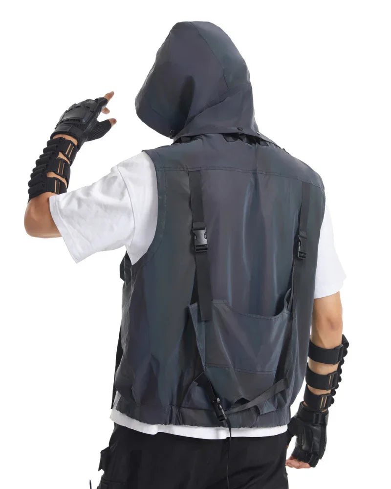 Eye-Catching Reflective Tactical Gear - reflective vest - Reflective Tactical Vest for Urban Style