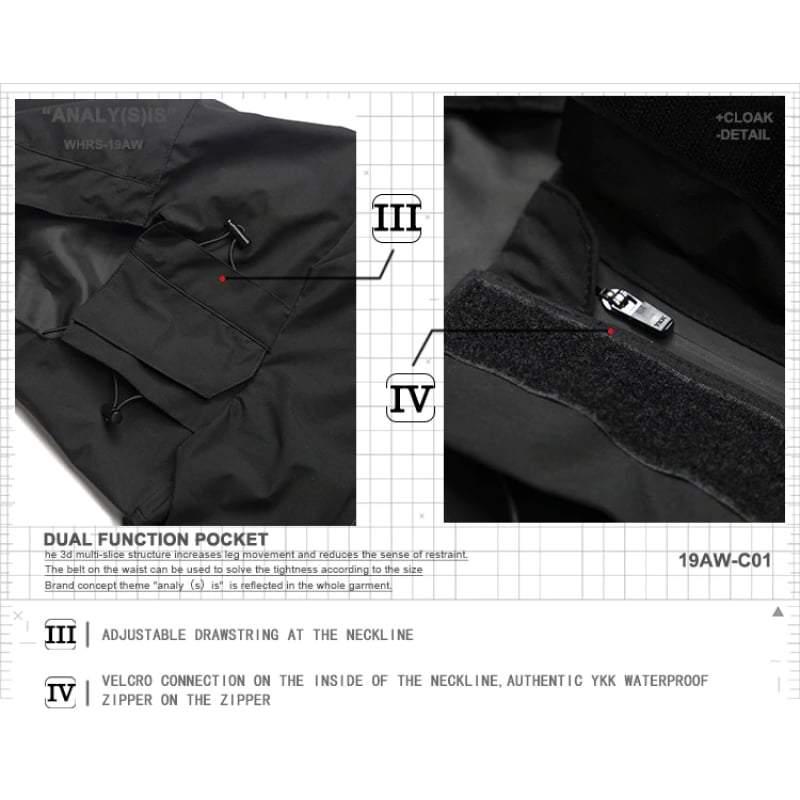 Futuristic Waterproof Samurai Cape