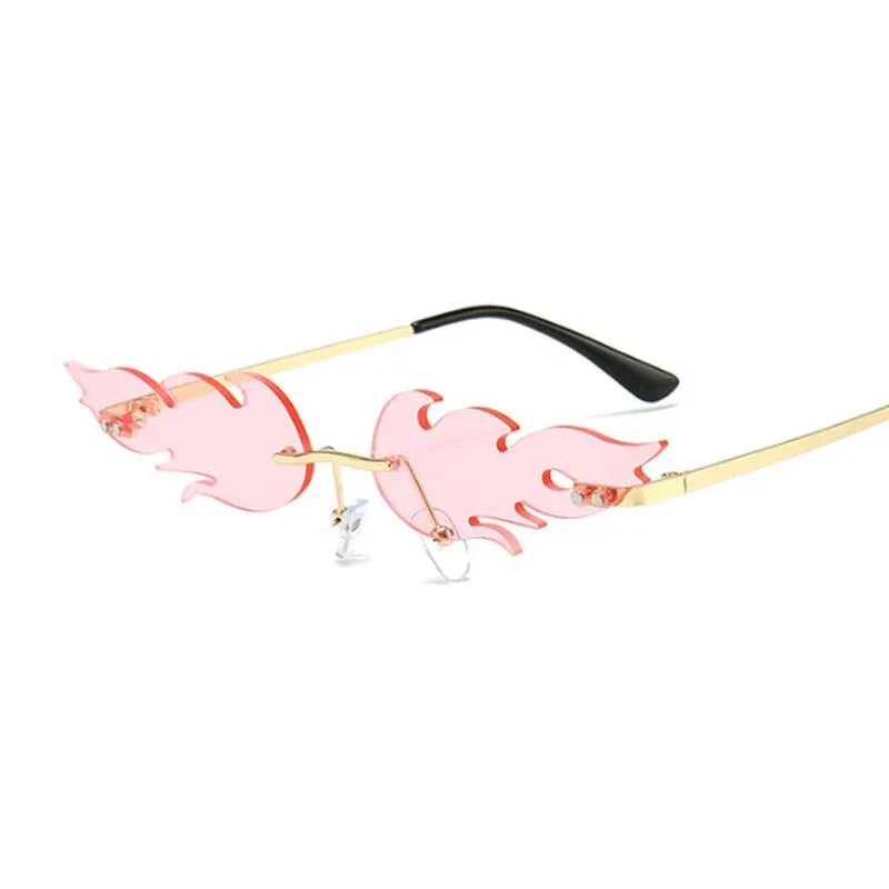 Flame Sunglasses - clear vision sunglasses - Trendy Flame Sunglasses with UV Protection