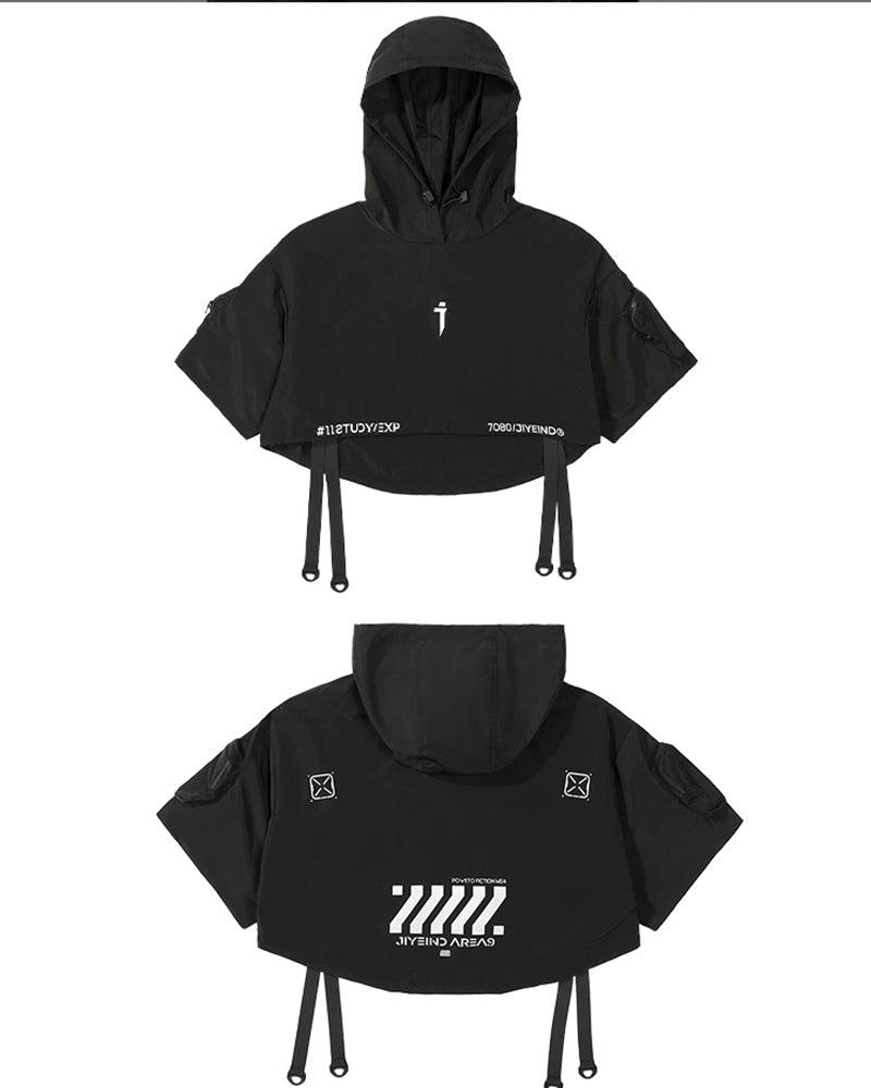 Stylish Hooded Short Cape