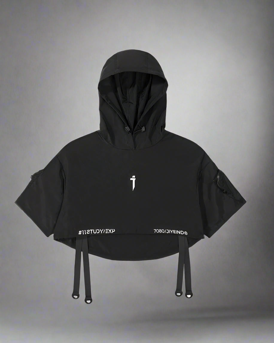 Stylish Hooded Short Cape