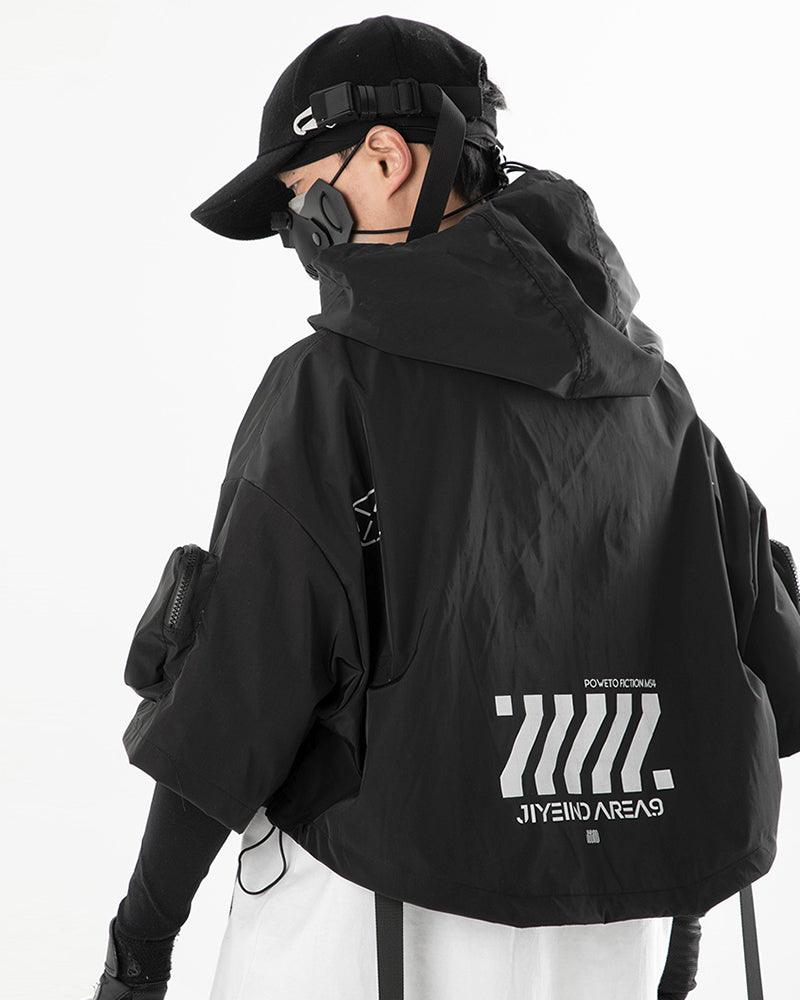 Stylish Hooded Short Cape