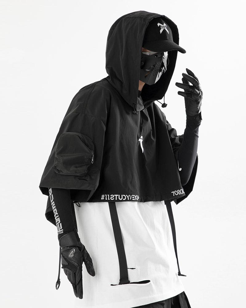Stylish Hooded Short Cape