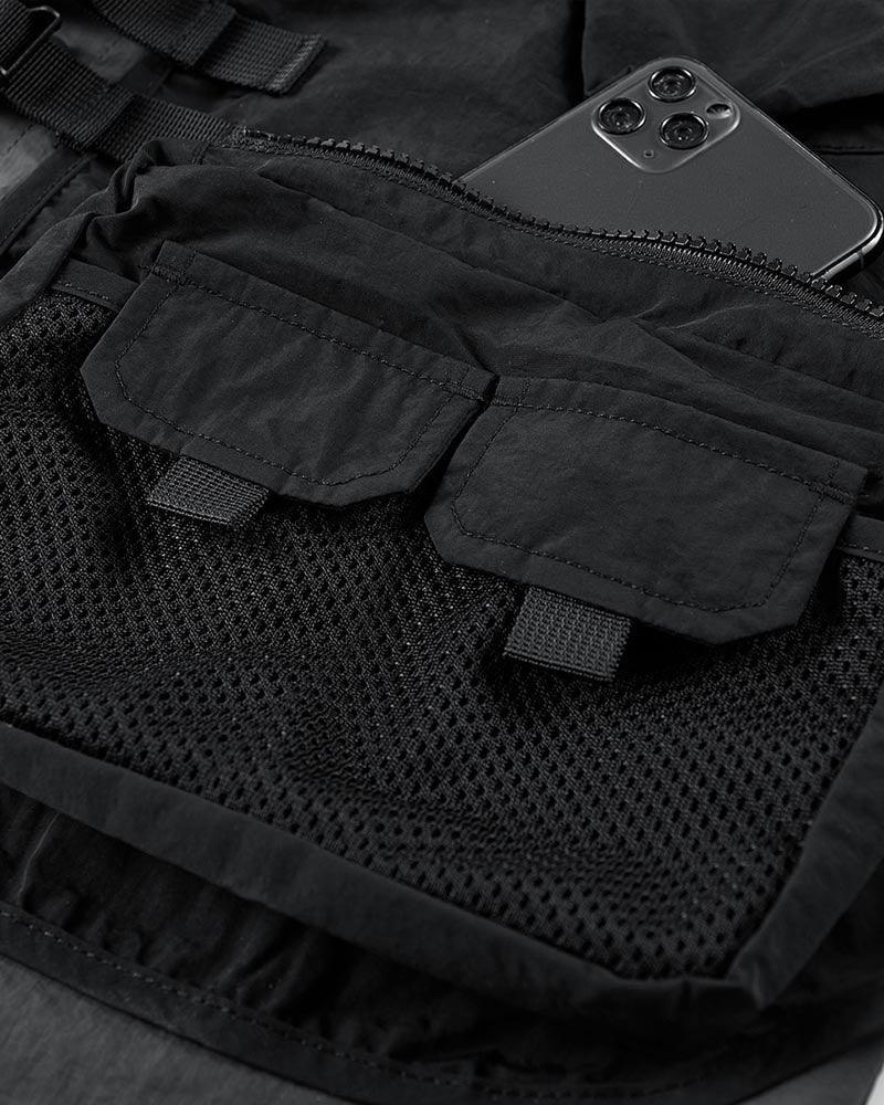 Functional Layered Pocket Shirt - comfortable and durable shirt - Layered Pocket Shirt for Techwear Enthusiasts