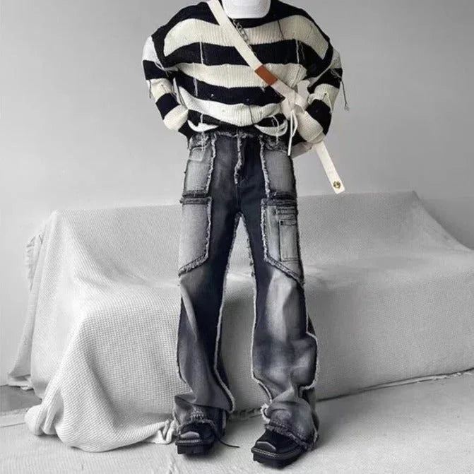 Gorpcore Jeans - denim jeans - Stylish Gorpcore Jeans for Everyday Adventures