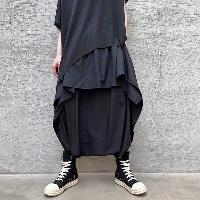 Chic Wide-Legged Hakama Pants
