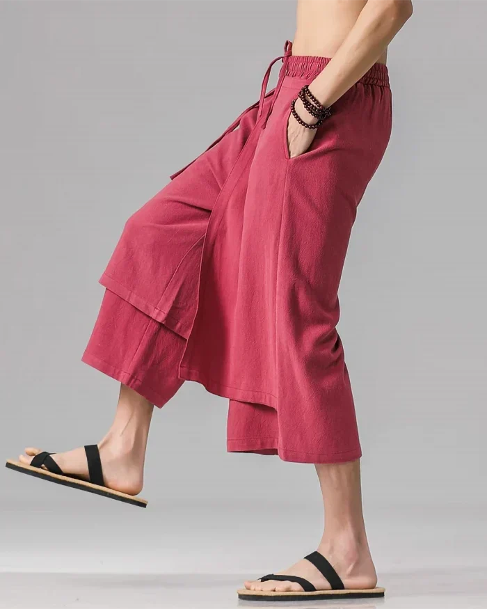 Chic Hakama-Style Trousers