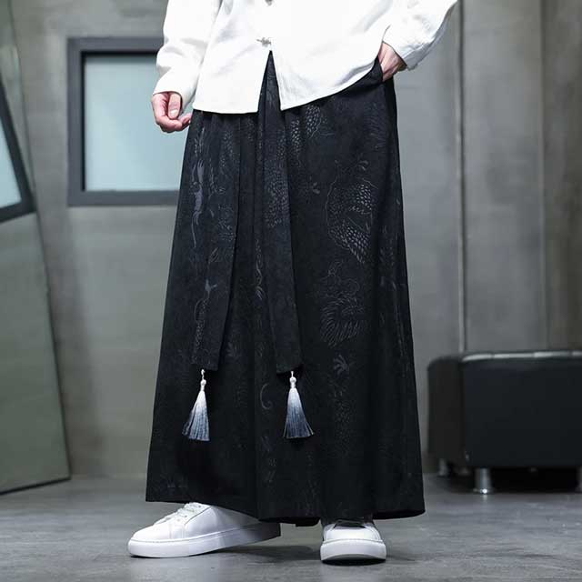 Elegant Hakama Style Trousers