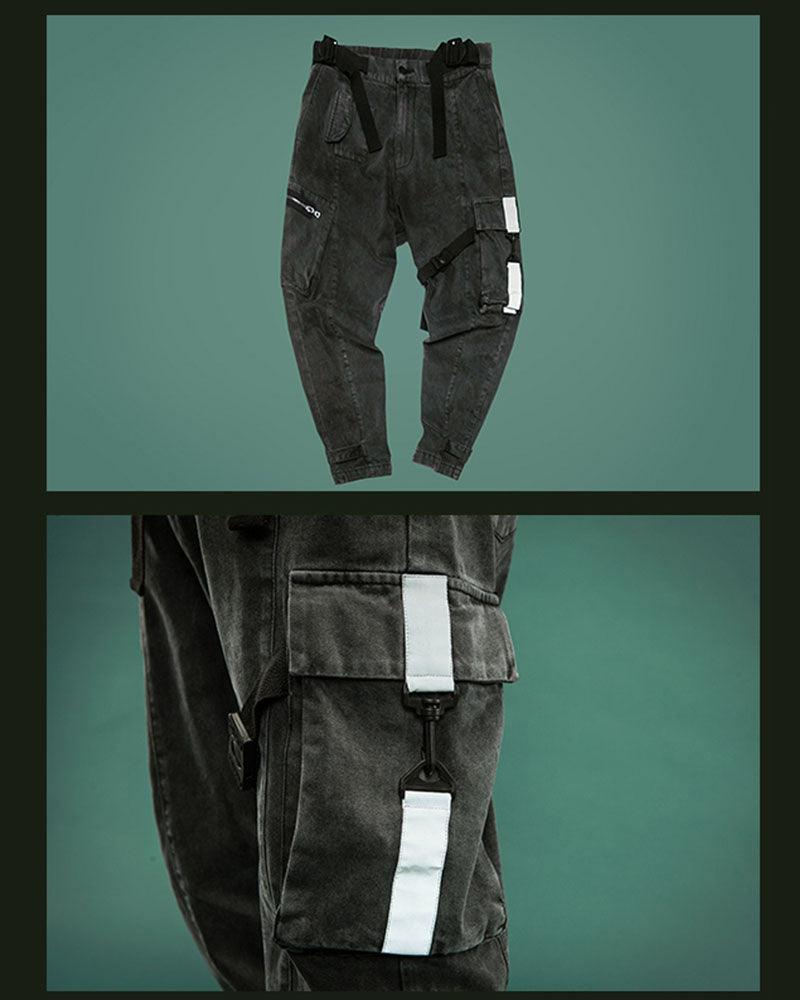 Reflective Denim Utility Cargo