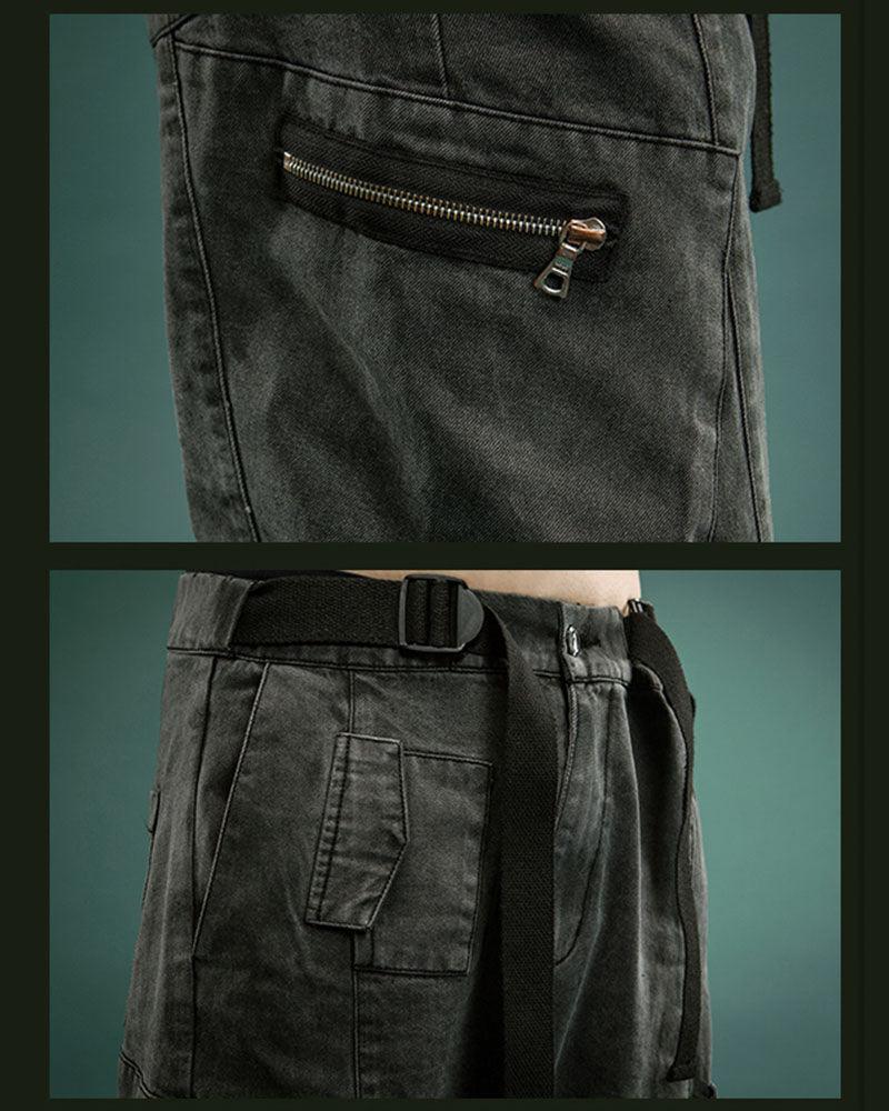 Reflective Denim Utility Cargo