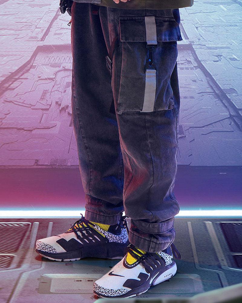Reflective Denim Utility Cargo