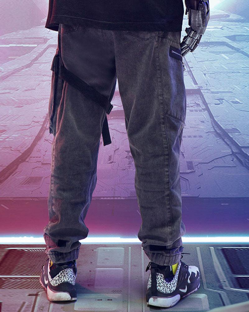 Reflective Denim Utility Cargo