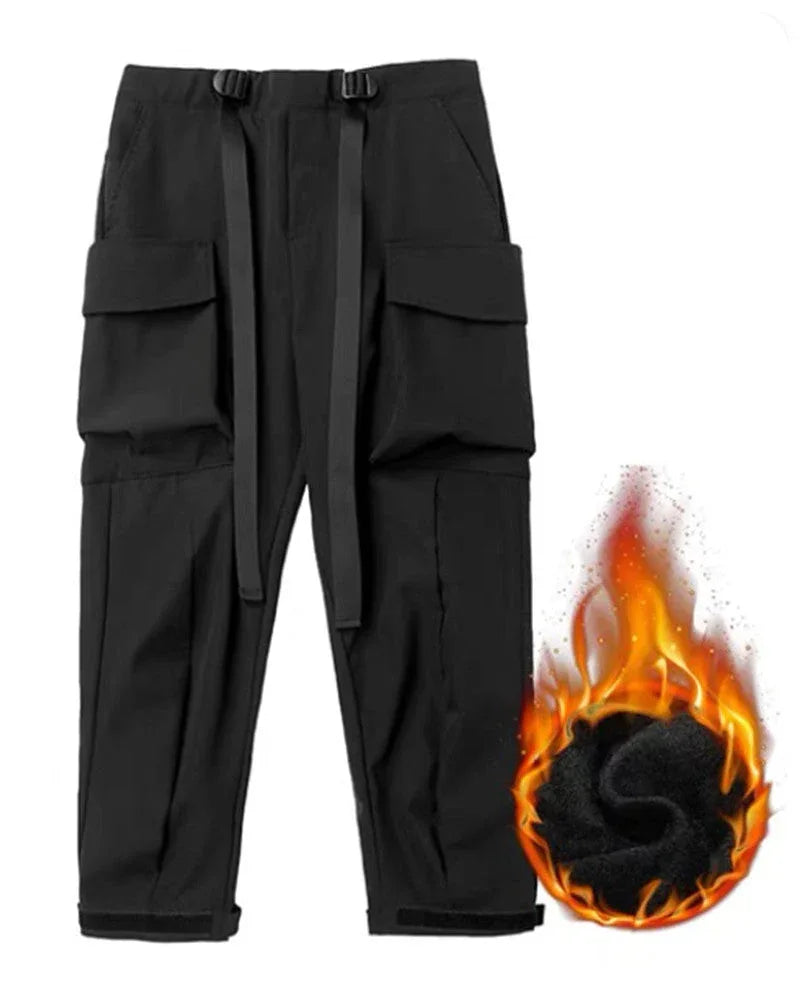 Innovative Cargo Tech Trousers - cargo pants - Techwear Cargo Trousers for Urban Exploration