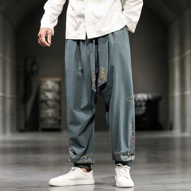 Stylish Oriental Jogger Pants