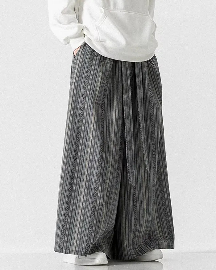 Chic Wide-Leg Japanese Trousers