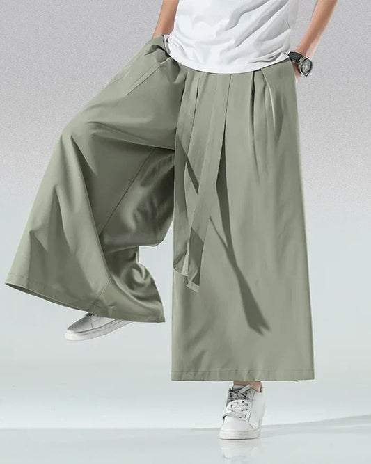 Stylish Men's Japanese Wide-Leg Pants