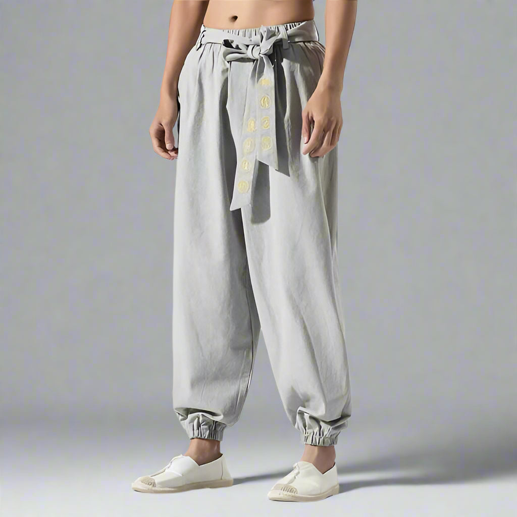 Chic Bohemian Flowy Trousers