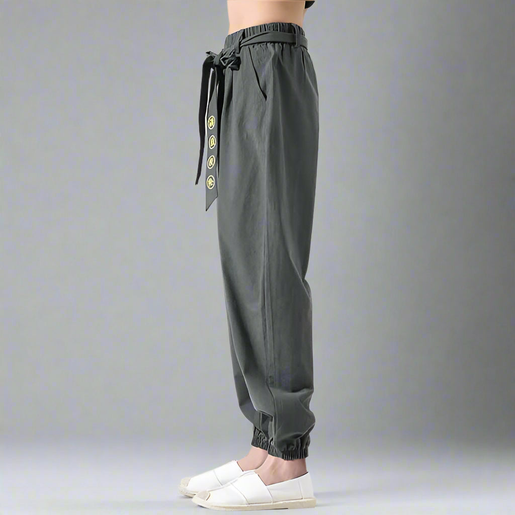 Chic Bohemian Flowy Trousers
