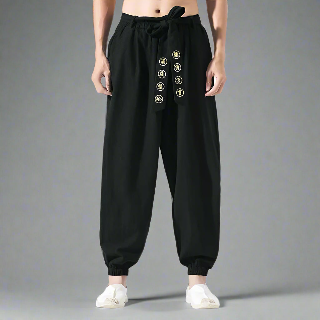 Chic Bohemian Flowy Trousers