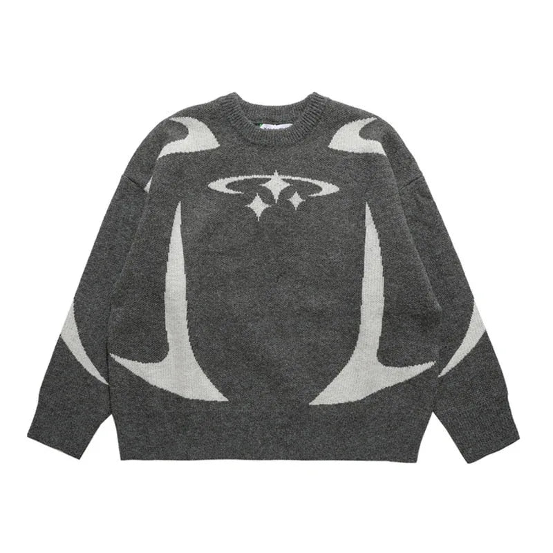 Knit sweater Y2K - y2k-core - Y2K Knit Sweater for Casual Streetwear Style