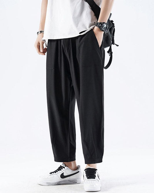 Silk Ankle Pants for Relaxed Vibes
