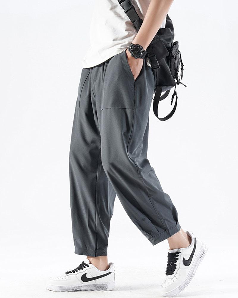 Silk Ankle Pants for Relaxed Vibes