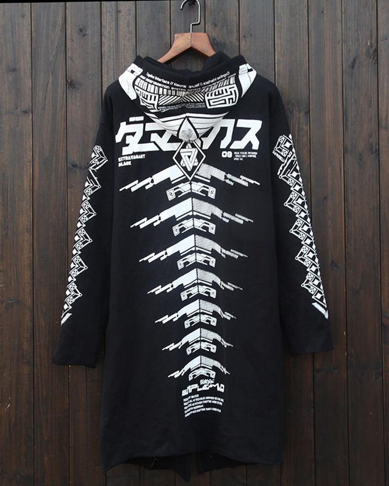 Avant-Garde Dark Long Coat