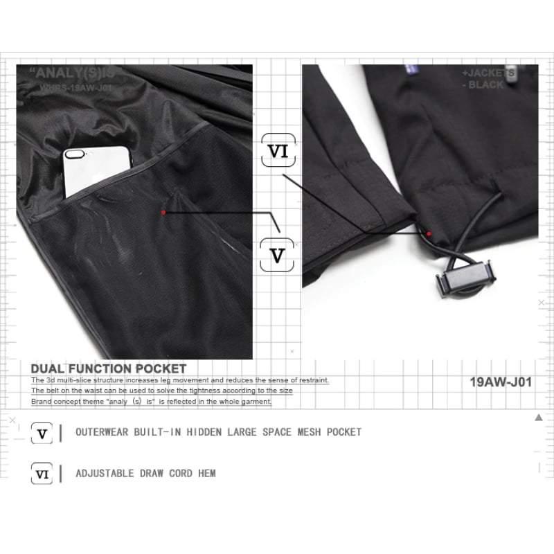 Dynamic Cyberpunk Utility Jacket