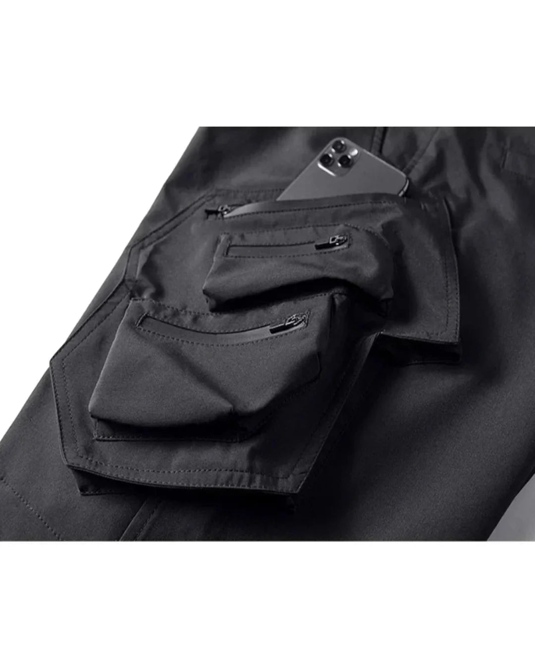 Stylish Black Cargo Shorts
