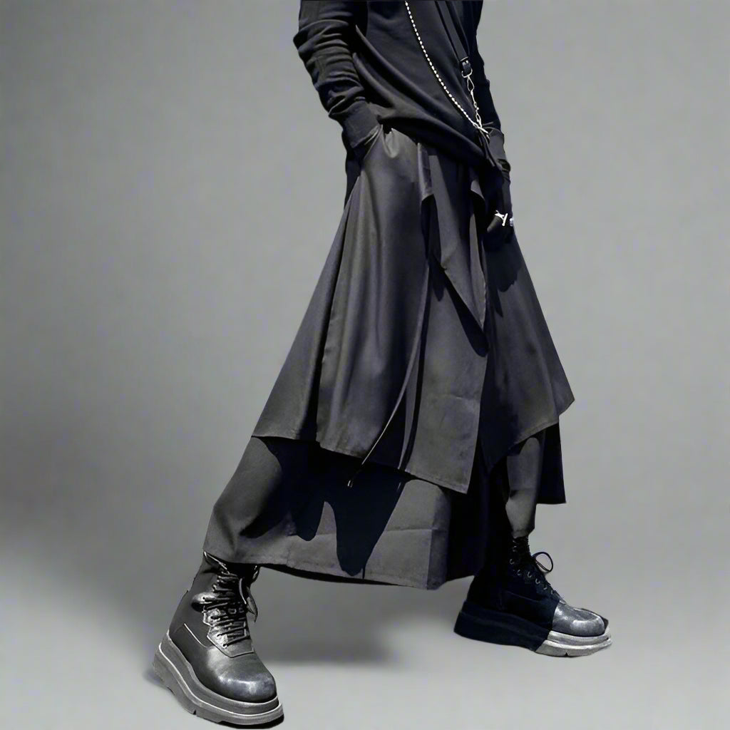 Chic Men's Hakama Trousers
