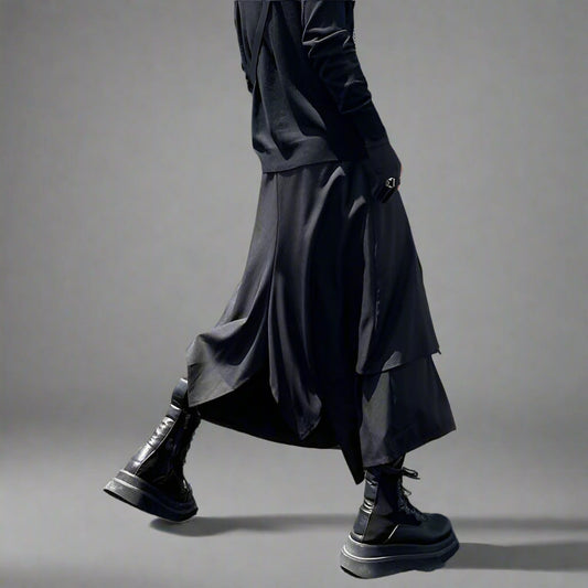Chic Men's Hakama Trousers