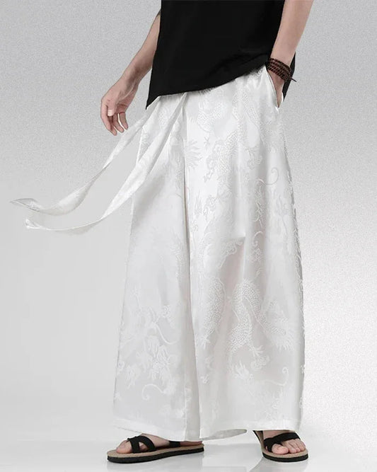Men's Stylish Hakama Pants - polyester hakama pants - Men's Hakama Pants for Ultimate Comfort and Style