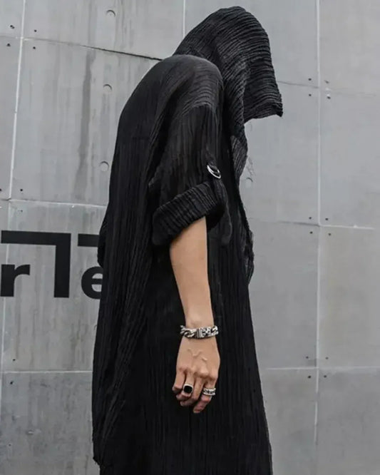 Mystical Gothic Hooded Cloak - gothic style cloak - Versatile Gothic Hooded Cloak for All Occasions