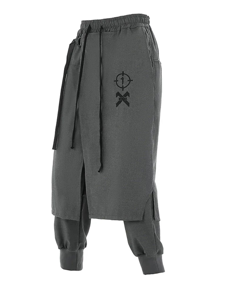 Neo-Samurai Combat Trousers - loose pants - Neo-Samurai Combat Trousers for Unique Style