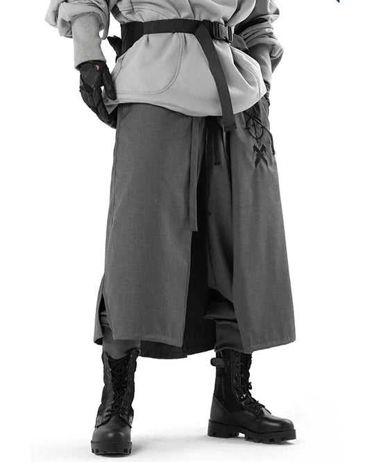 Neo-Samurai Combat Trousers - ninja techwear - Neo-Samurai Combat Trousers for Unique Style