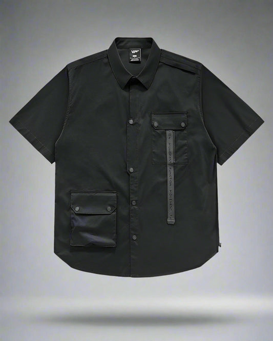 Dynamic Patchwork Techwear Top