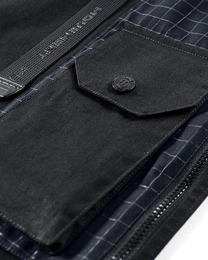 Dynamic Patchwork Techwear Top